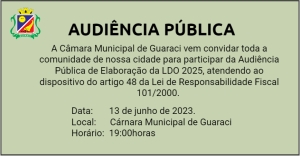 Audiência Pública LDO 2025
